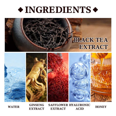 Black Tea Extract Cleansing Mask, Clean And Delicate Pore Brightening Skin Rejuvenating Daub Type Facial Mask eprolo