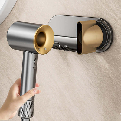 No - drill Magnetic Hair Dryer Wall Mount. Synthetic plastic, for Dyson/Leihen/Kexi. Colors: gray & white eprolo
