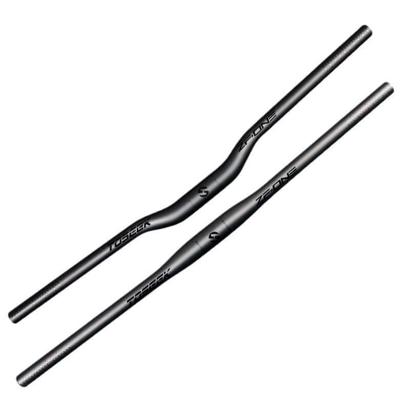 TOSEEK Carbon Fiber MTB Handlebar, 31.8mm, One-piece, Swallow-shaped - Ideal for Mountain Bikes eprolo