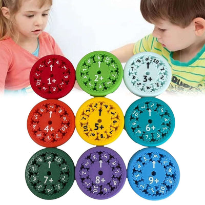MATH FIDGET SPINNERS 9-piece math fidget spinner teaching enlightenment toy eprolo