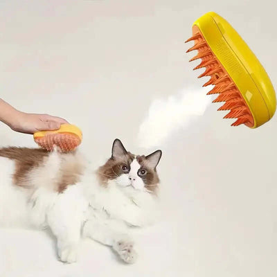 Cat Dog Steamy Brush Steam Brush Electric Sprayer for Massage Pet Grooming tool Shedding 3 in 1 Electric Sprays Massage Combs eprolo