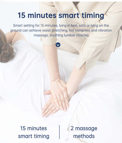 Waist Massager Lumbar Traction Inflatable Hot Compress Back Cervical Stretcher Massage Air Pressure Reduce Relief Pain eprolo