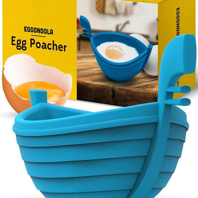 Kitchen practical water wave egg boat water boiled egg maker mold silicone DIY ship boiled egg maker DIY cake frying mold eprolo
