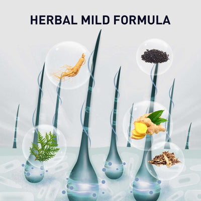 Herbal Hair Essence, Moisturizes Scalp Strong Hair Roots Thick Beard Care Essence eprolo