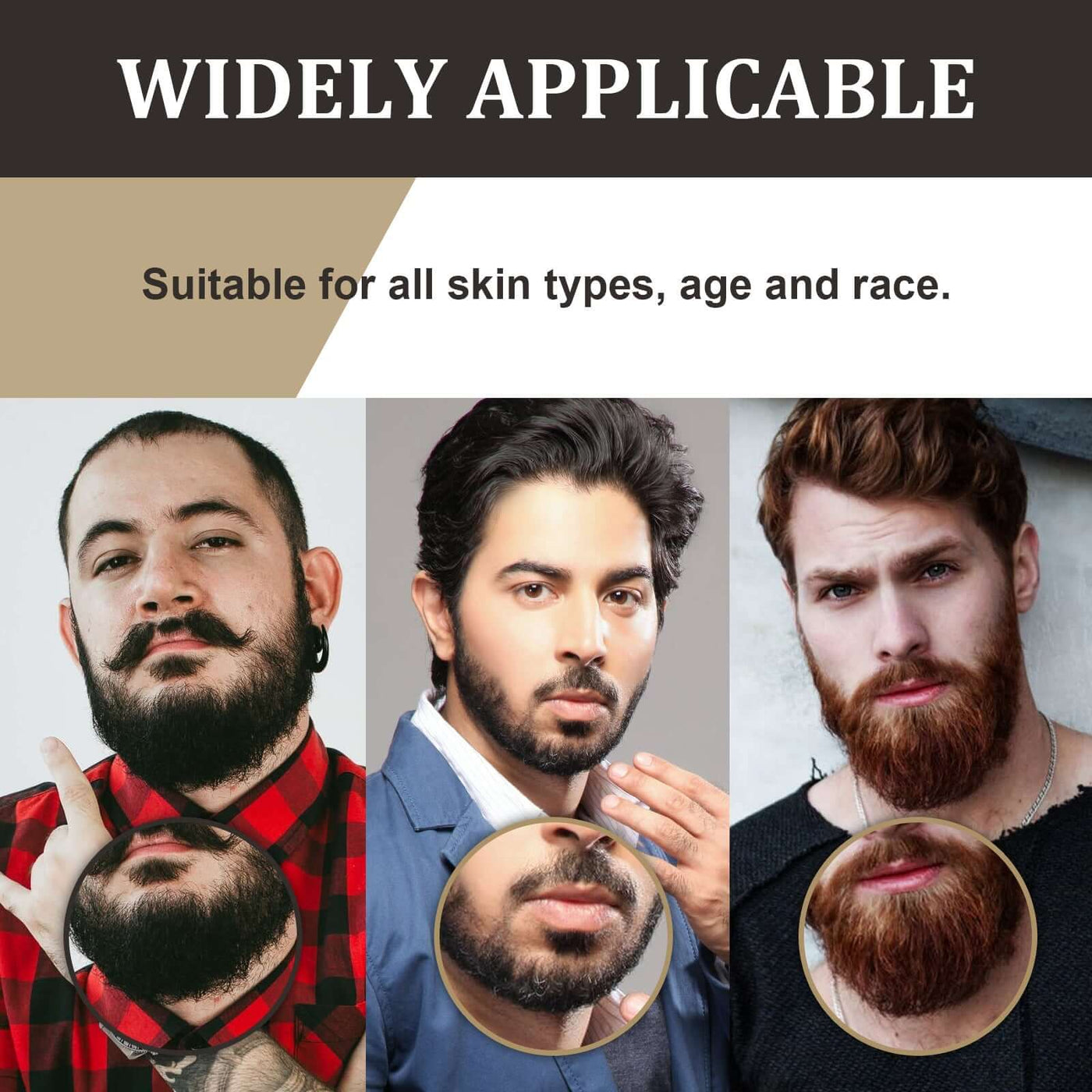 Beard Care Oil Men's Beard Oil Repair Frizzy Strong Hair Moisturizing Soft Shine Beard eprolo