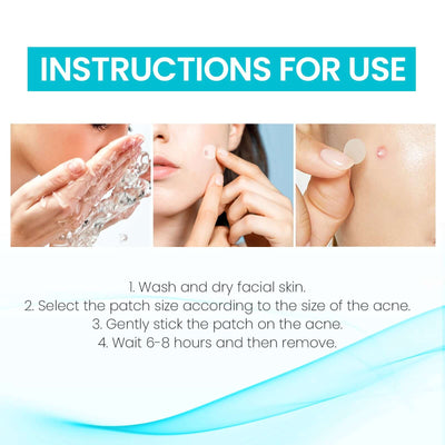 Acne Patch, Repair Facial Acne Invisible Concealer Hydrocolloid Patch eprolo