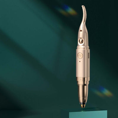 Double head eyebrow trimming, eyelash curling and curling device, 2-in-1 electric eyelash curling and curling device, USB charging  Heating eyelashes eprolo
