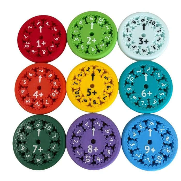 MATH FIDGET SPINNERS 9-piece math fidget spinner teaching enlightenment toy eprolo