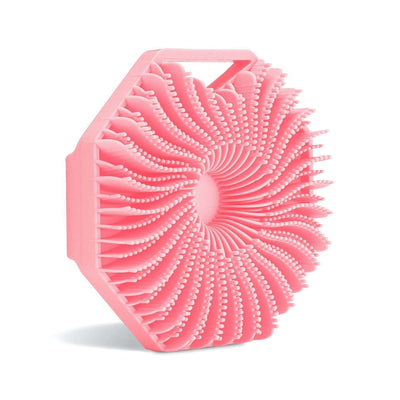 Soft Silicone Body Scrubber Bath Brush With Ergonomic Handle Portable Shower Massage Cleaning Exfoliating Home Tool eprolo
