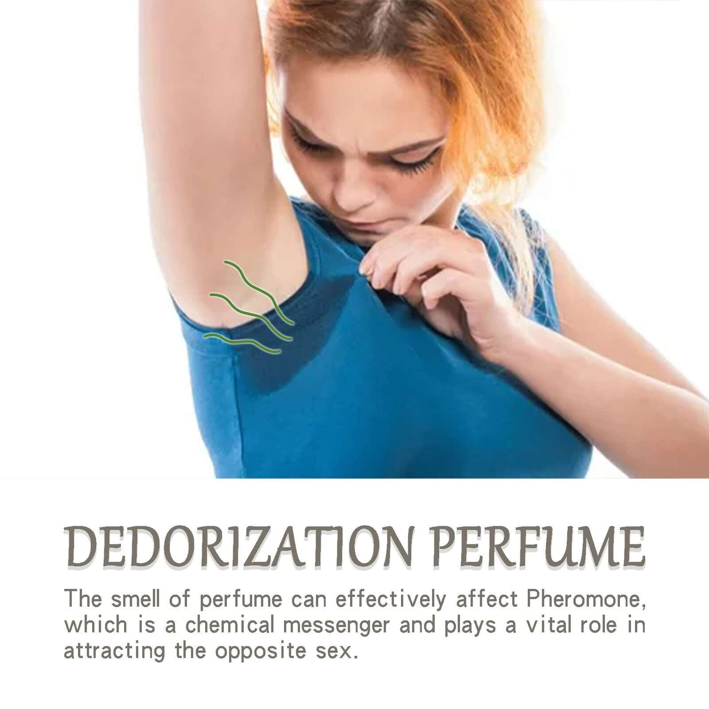 Deodorant Roll-On Perfume, Relives Underarm Body Odor Refreshing Anti-Perspirant Natural Fragrance Portable Perfume eprolo
