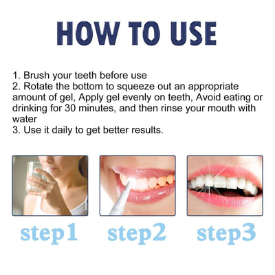 Teeth Whitening Essence Pen, Cleaning Teeth Whitening And Brightening Teeth Beauty Pen eprolo