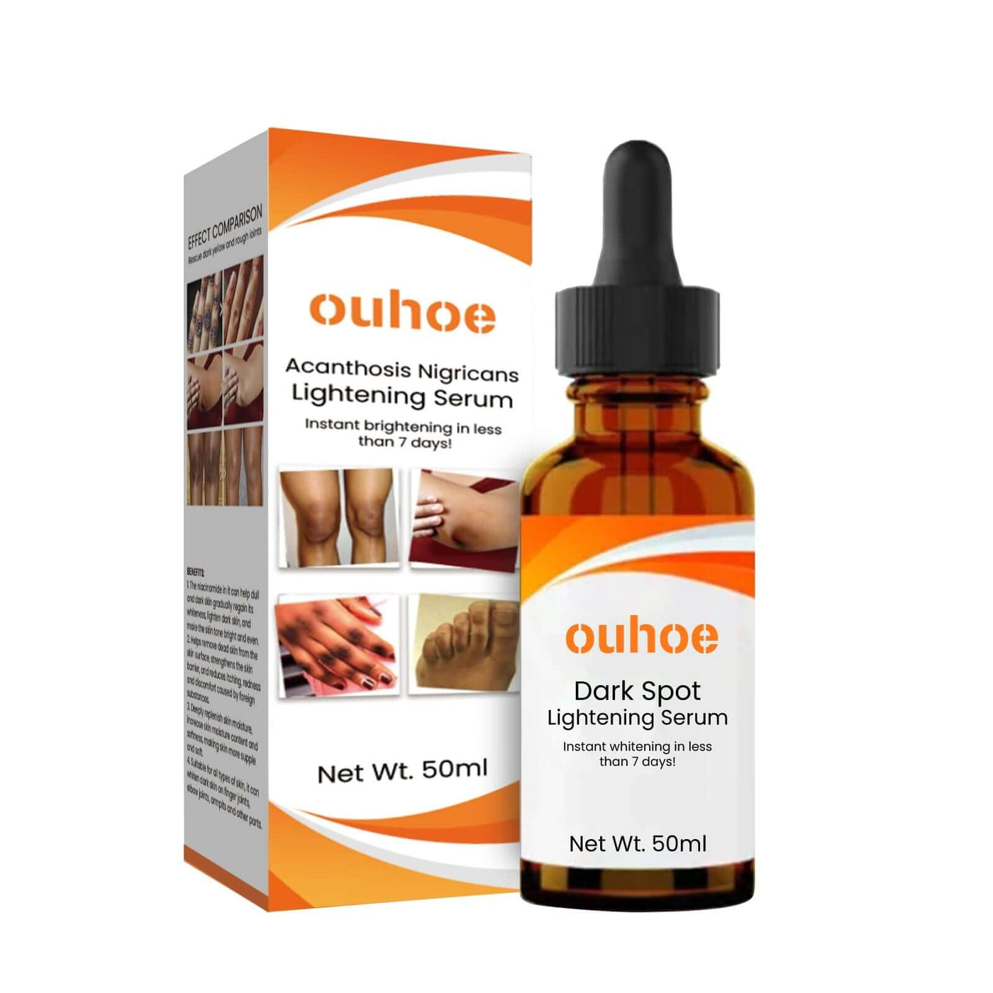 Skin Lightening Serum, Brightening Moisturizing Remove Black Skin Beauty Essence eprolo