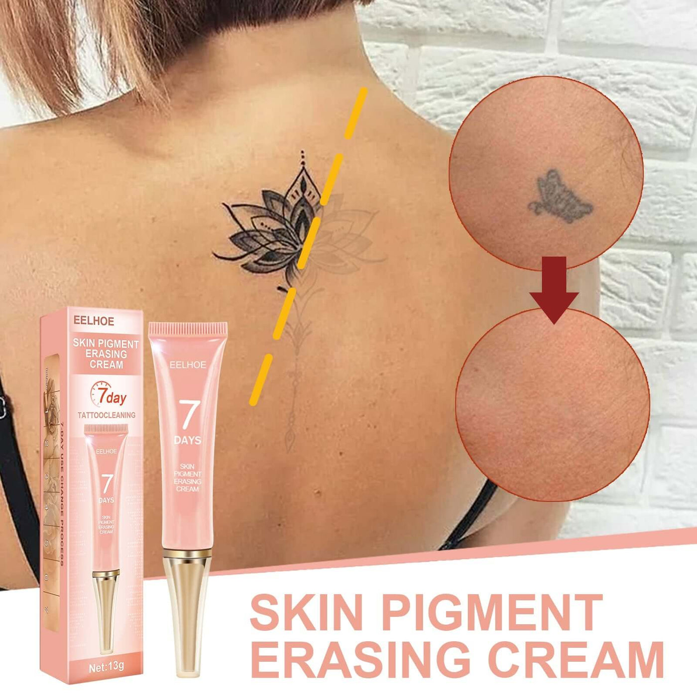 Print Remover, Plant Essence Tattoo Fade Fading Clean And Lighten Eyeliner Cleaning Cream eprolo