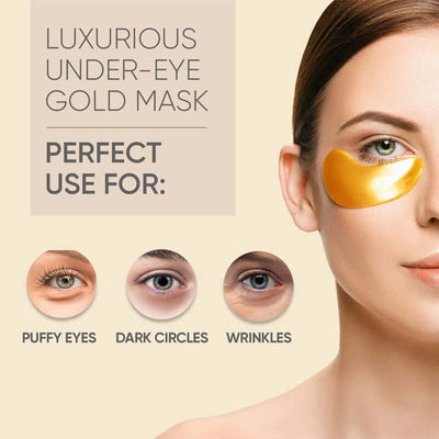 GOLD EYE MASK Gold eye mask to remove eye bags, reduce fine lines and moisturize eye patches eprolo