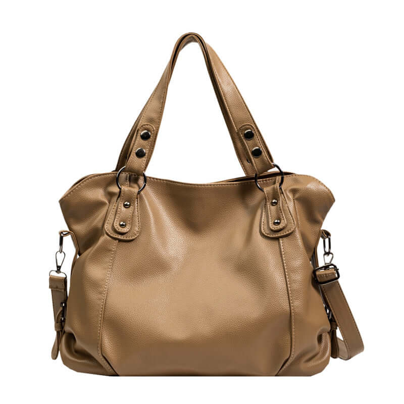 Large Capacity Soft Leather Tote Bag - Simple and Casual Shoulder/Crossbody Bag eprolo