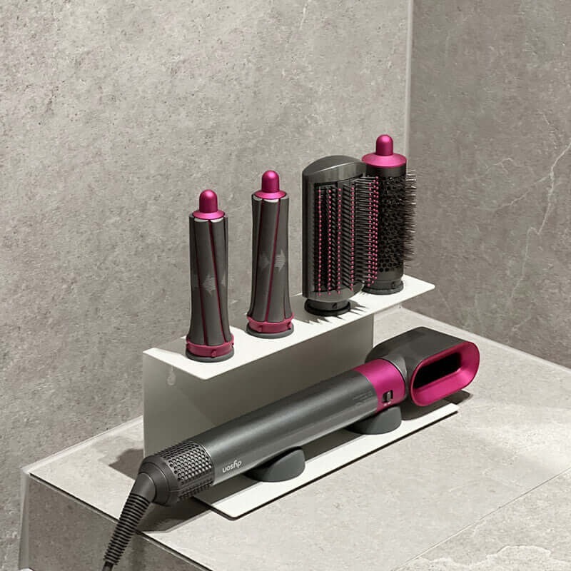 Non - Perforated Hair Dryer Holder. Also for Straighteners & Curling Irons. Ideal for Bathroom Sorting eprolo