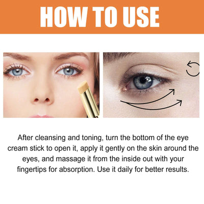 Revive + Glow Vitamin C Eye Balm, Dark Circles Repair Moisturizing Firming Eye Cream Stick eprolo