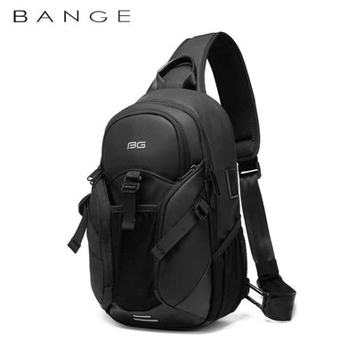 New Men's Summer Chest Bag Fashion Trend Atmospheric Business Messenger Bag All-Match USB Shoulder Bag eprolo