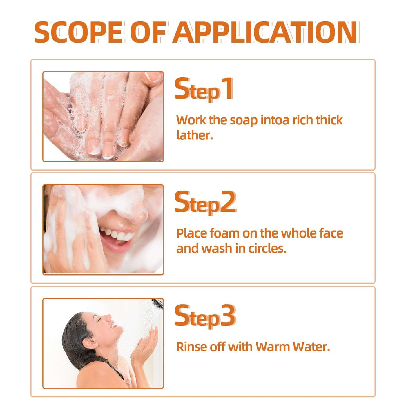Turmeric Face Soap, Face Repair Gentle Cleansing, Fade Spots And Smooth Fine Lines Cleaner Soap eprolo