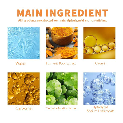 Turmeric Facial Essence, Moisturizing Lightening Spots, Acne Marks, Brightening Skin Essence eprolo