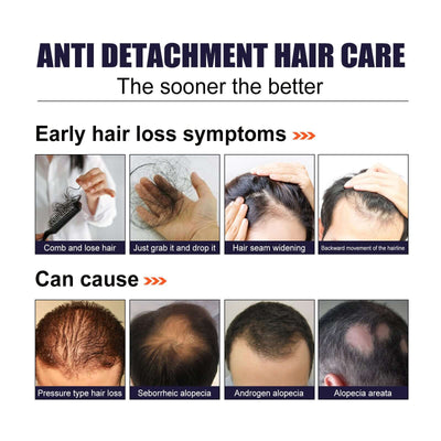 Herbal Hair Essence, Moisturizes Scalp Strong Hair Roots Thick Beard Care Essence eprolo