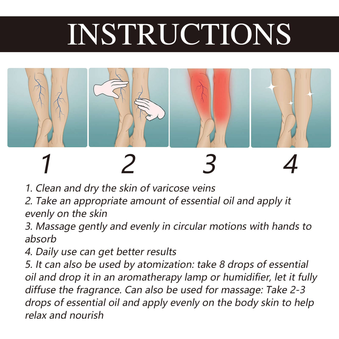 Chamomile Leg Essential Oil Protects Leg Skin And Relieves Leg Discomfort With Daily Massage Essential Oil eprolo