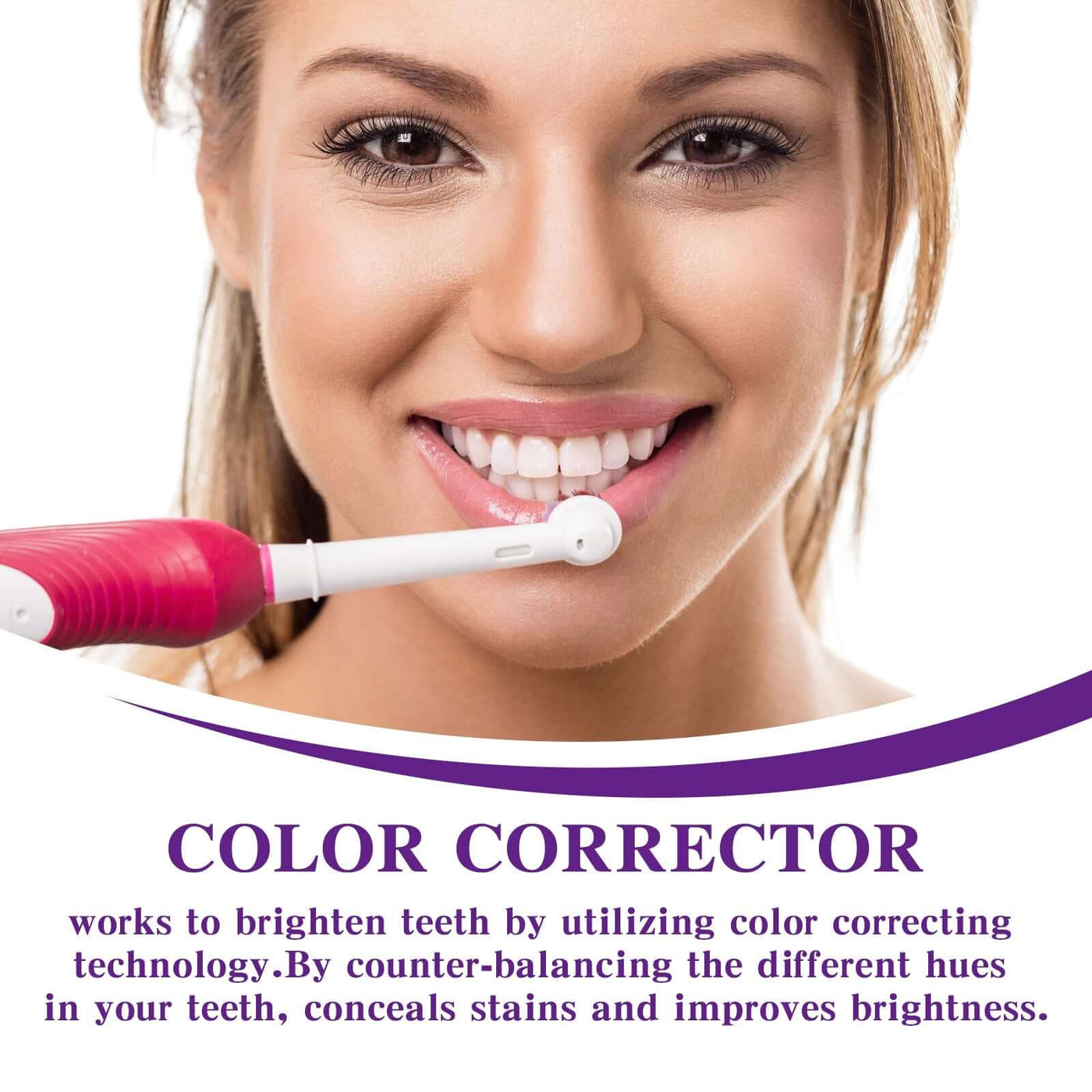 Purple Brightening White Toothpaste, Cleaning Stains Fresh Breath Brightening And Whitening Teeth Toothpaste eprolo