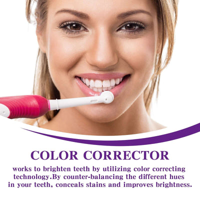 Purple Brightening White Toothpaste, Cleaning Stains Fresh Breath Brightening And Whitening Teeth Toothpaste eprolo
