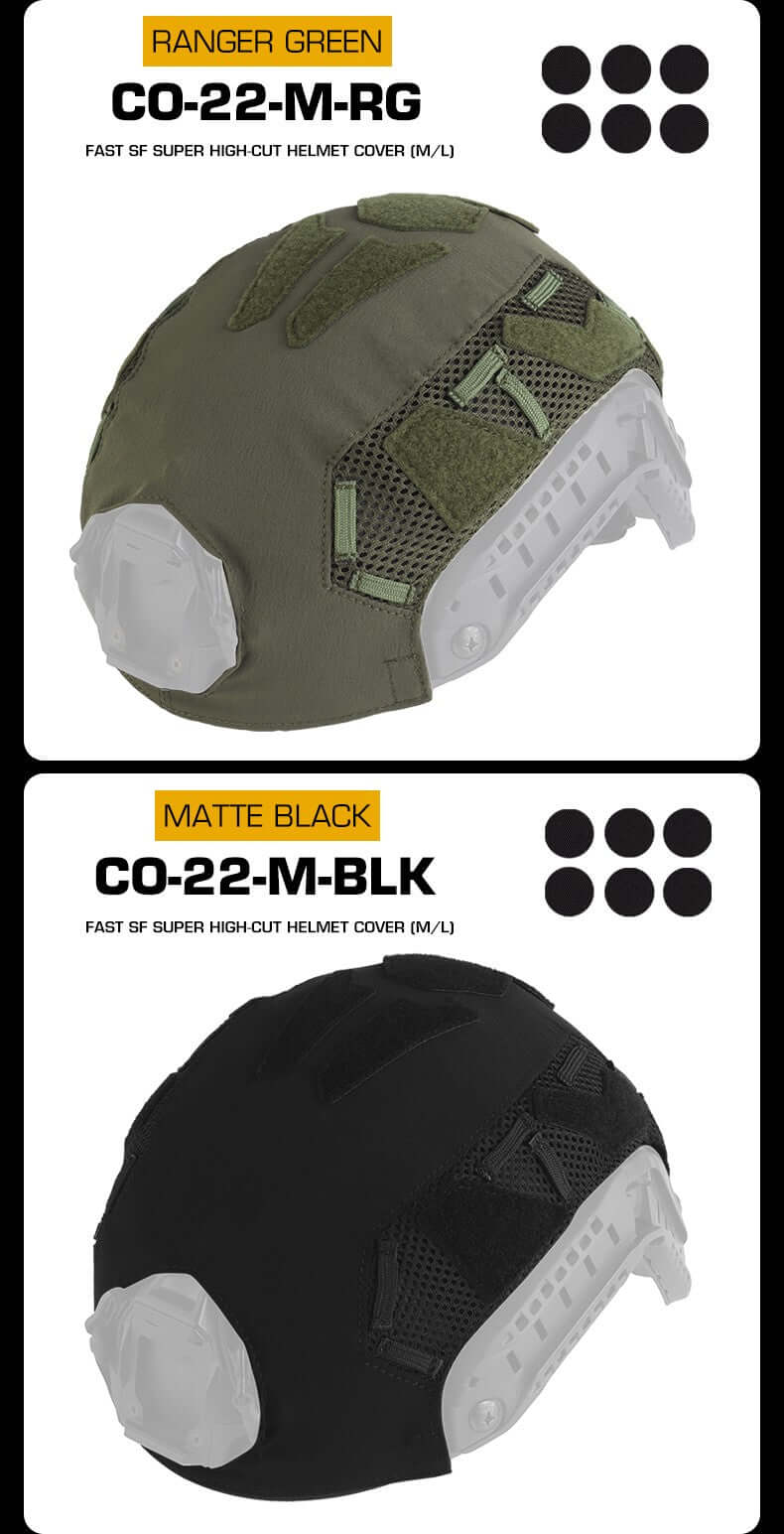 FAST SF Ultra-high Cut Camouflage Helmet Cover (Medium Size, M) eprolo