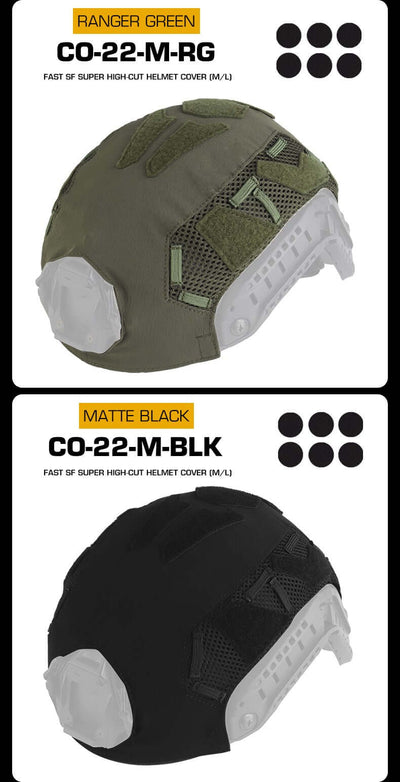 FAST SF Ultra-high Cut Camouflage Helmet Cover (Medium Size, M) eprolo