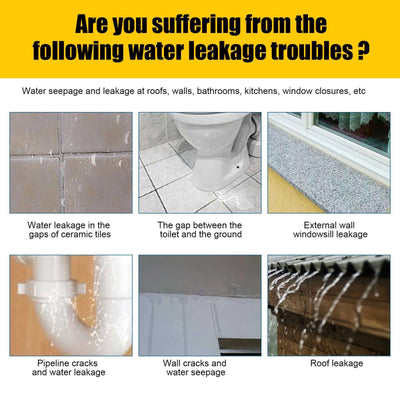 Waterproof Sealant Bathroom Kitchen Exterior Wall Water Leakage Repair Free Brick Leak Repair Home Improvement Paint Agent eprolo