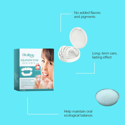 Adjustable Buckle Dentures, Comfortable Adjustable Dentures To Fit The Mouth Chewing Force And Fit The Teeth eprolo