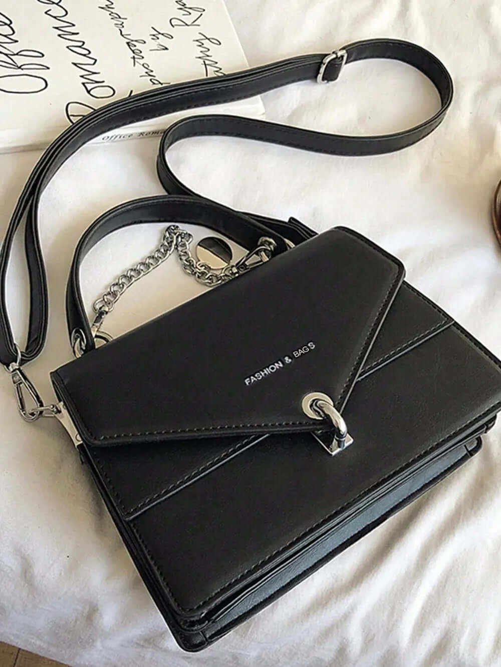 Chain PU Leather Detachable Shoulder Strap Handbag eprolo