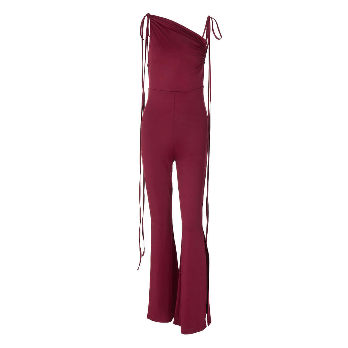 Female Fashionable With Side-slit Slim Fit Bodysuit Astrazona