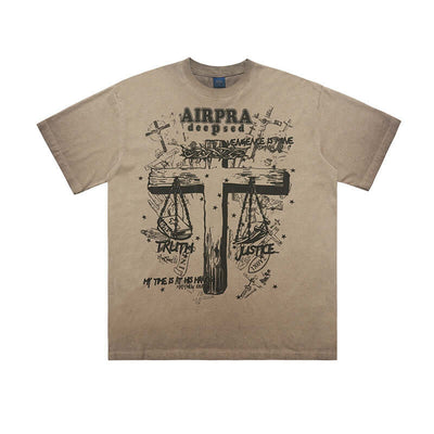 Printed Cotton Short-sleeved T-shirt Men's And Women's Bottoming Shirt Autumn And Winter eprolo