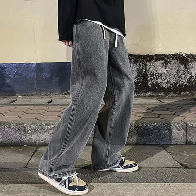 Men's Straight Loose American Design Jeans eprolo