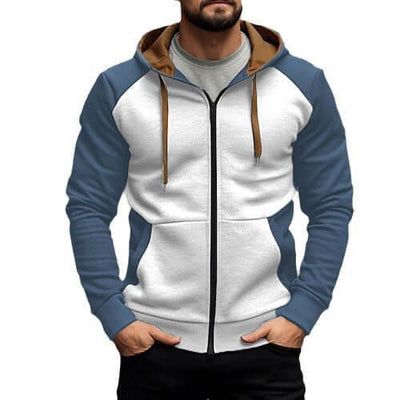 Simple Trendy Casual Loose-fitting Hoodie Zipper Jacket eprolo