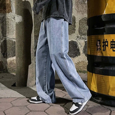 Men's Straight Loose American Design Jeans eprolo