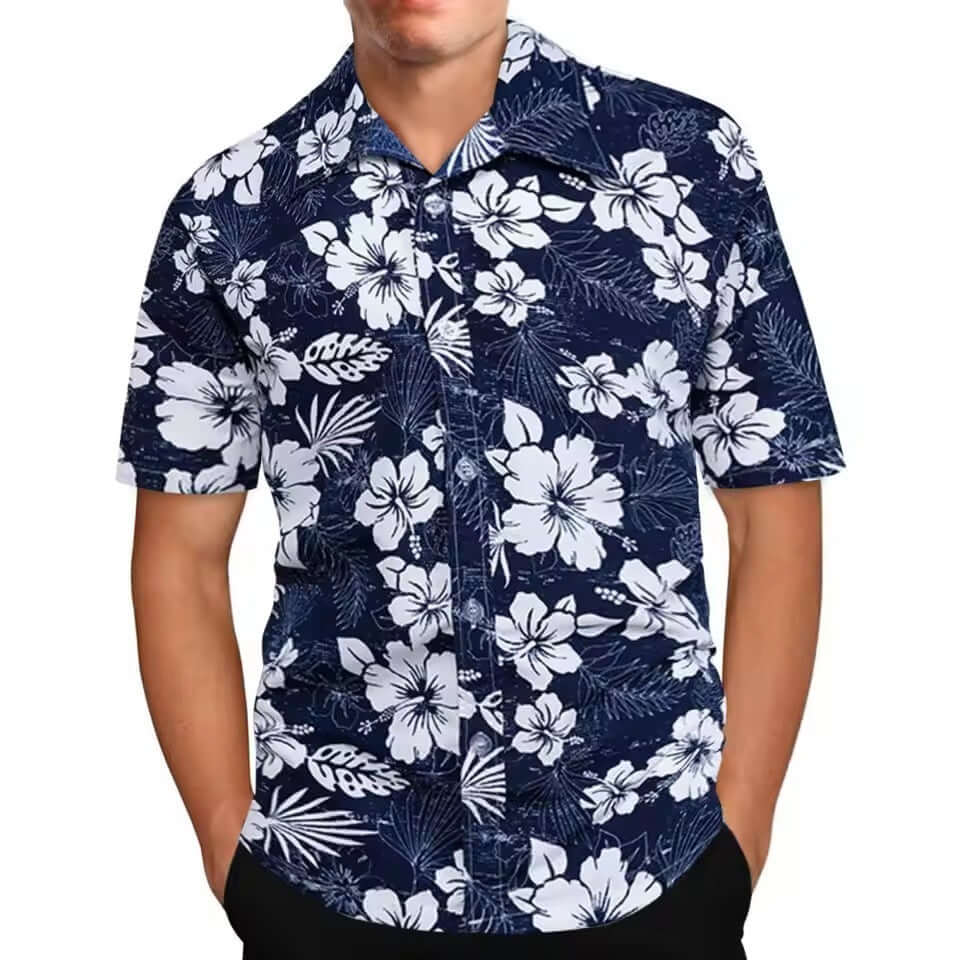 Men's Shirt Printed Beach Short Sleeve Top eprolo