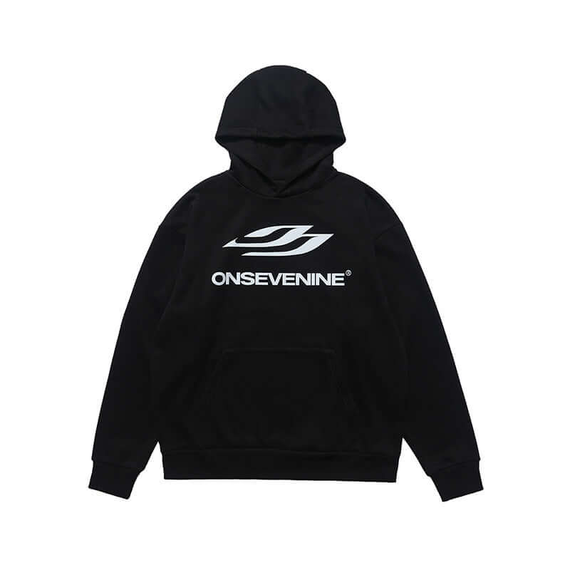 Composite Fleece-lined Printed Hoodie Casual Top eprolo