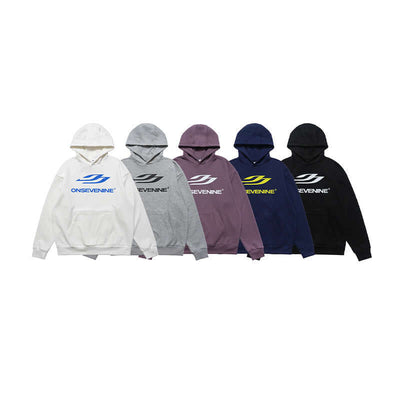 Composite Fleece-lined Printed Hoodie Casual Top eprolo