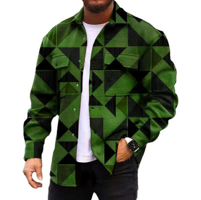 3D Digital Printing Coat Autumn Fashion Casual Men's Jackets Shirt eprolo