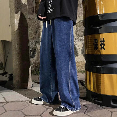 Men's Straight Loose American Design Jeans eprolo