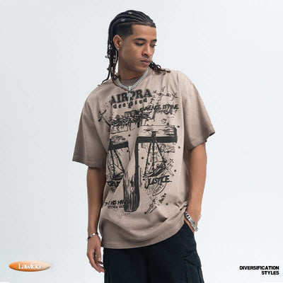 Printed Cotton Short-sleeved T-shirt Men's And Women's Bottoming Shirt Autumn And Winter eprolo
