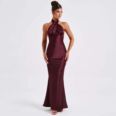 Summer Fashion Elegant Backless Sleeveless Dress eprolo