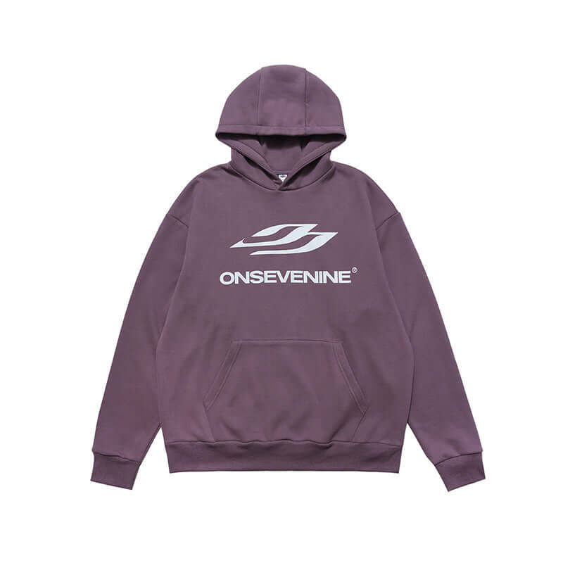 Composite Fleece-lined Printed Hoodie Casual Top eprolo