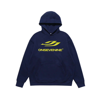 Composite Fleece-lined Printed Hoodie Casual Top eprolo