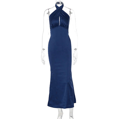 Summer Fashion Elegant Backless Sleeveless Dress eprolo