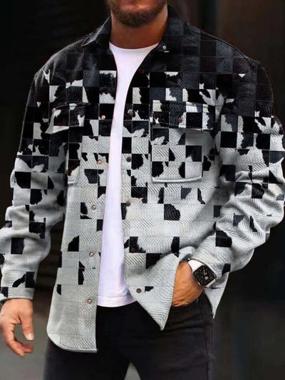 3D Digital Printing Coat Autumn Fashion Casual Men's Jackets Shirt eprolo