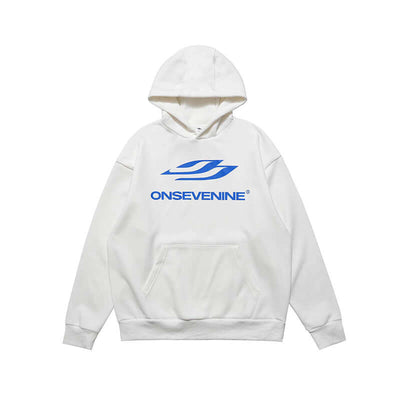 Composite Fleece-lined Printed Hoodie Casual Top eprolo